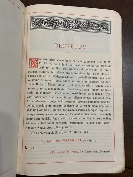breviarium romanum